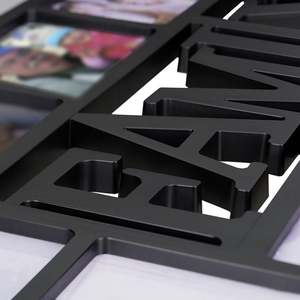 กรอบรูปโลหะสีเงินทรงเรียบง่าย Family XL พร้อมแผ่นอะคริลิค MDF และกระดาษตกแต่ง สองด้าน ขนาดสั่งทำได้ 4x6 5x7 A4 - Product Image 5