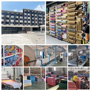 Matras Yoga TPE Sampel Gratis Ramah Lingkungan Logo Custom Dicetak Anti Selip Matras Kebugaran Matras Yoga - Product Image 6