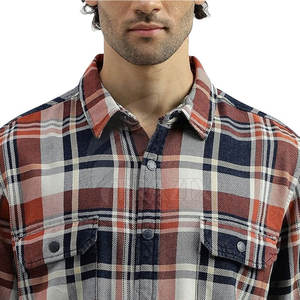 Chemises en flanelle d'hiver pour hommes de haute qualité 2024, design personnalisé, manches longues, coton respirant, t-shirt décontracté - Product Image 6