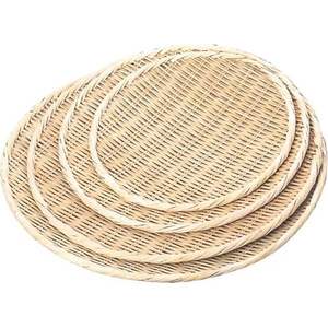 Kitchen <b>Gadget</b> Natural Friendly and Sustainable Materials Great for Vegetable Flat Bamboo Strainer - Product Image 1