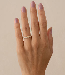 แหวนแต่งงานเพชรทรงกลมขนาด 1 มม. เพาะเลี้ยงในห้องปฏิบัติการ แหวนทองคำแท้ 10K แบบเรียงซ้อน แหวนหมั้นเรียบง่าย แหวนของขวัญวันครบรอบ - Product Image 3