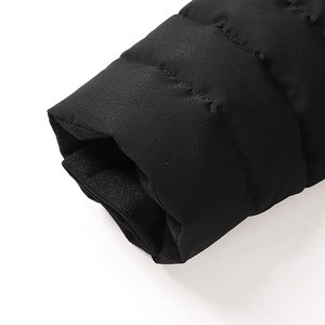 Men's Waterproof Knitted Bubble Puffer Jacket Customized Printed Logo High Quality Plus Size Winter Use - Product Image 4