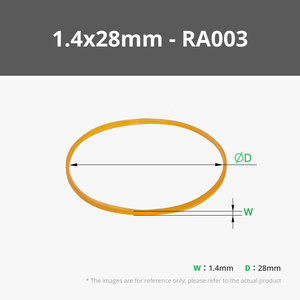 ยางรัด (ยางซีล) พร้อมบริการตัดตามสั่ง สีเหลือง/ดำ/สีธรรมชาติ จำนวน 50/100 ชิ้น - Product Image 3