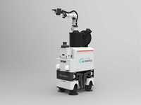 Robot mobile AUBO personnalisable OEM avec nivellement automatique pour l'assemblage en hauteur