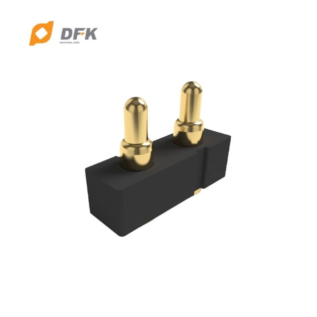 2-Pin Magnetic Brass 3.5mm Pitch 5.8mm Industrial Pogo Pin Charger DFK Brand 1 Amp 50m Contact Resistance