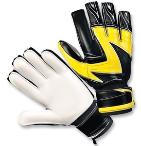 Custom Goalkeeper Soccer Gloves Outdoor High Quality Latex UV Protection <b>Hook</b> Loop Closure Non-Slip Bulk Supply Absorption - Product Image 2