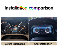 Krando 12.3 pouces Tableau de bord numérique pour Range Rover Evoque 2012 - 2018 Panneau de compteur de vitesse LCD Système LINUX Plug and Play