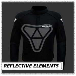 เสื้อแจ็คเก็ตหนังสำหรับขี่มอเตอร์ไซค์ผู้ชาย คุณภาพเยี่ยม ระบายอากาศได้ดี ปลอดภัยสำหรับเล่นกีฬา - Product Image 6