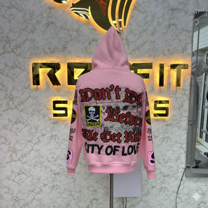 Good Manufacturer Factory Made Zipper <b>Hoodie</b> Rhinestone <b>Zip</b> <b>up</b> Jacket Acid Wash <b>Vintage</b> Washed Men Fleece Streetwear <b>Hoodie</b> - Product Image 6