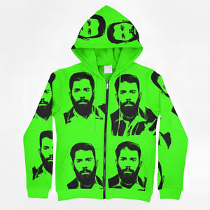 Sweats à capuche Asali imprimés à prix avantageux, design personnalisé, mode, surdimensionnés, lourds, à fermeture éclair, sweats à capuche Asali pour hommes - Product Image 1