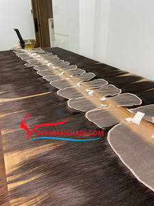 Haute qualité HD dentelle frontale prix usine naturel ondulé brut non transformé vietnamien extension de cheveux style de tissage de cheveux vierge cheveux - Product Image 4