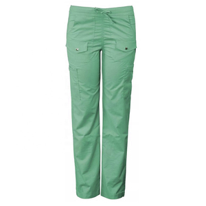 Uniformes d'hôpital pour infirmières en spandex extensible dans 4 directions personnalisées Costume de gommage d'allaitement Femmes Col montant à manches courtes Ensembles d'uniformes de gommage - Product Image 3