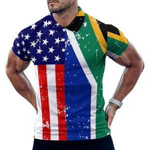 Personalizada de los hombres de manga corta Casual Golf para la camisa más tamaño bordado Terry camuflaje personalizado para camisas - Product Image 6