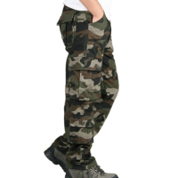 Nouveau coton Camouflage hommes Cargo pantalon automne doux respirant armée mâle survêtement pantalon par NEEDS OUTDOOR