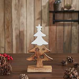 Elegant Mango Wood Christmas Pendant Home Decoration Accessories Elegant <b>Candle</b> Stand <b>Lanterns</b> & Jars - Product Image 1