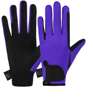 Gants d'équitation professionnels équestres de haute qualité pour hommes gants anti-fente en cuir synthétique personnalisés - Product Image 5