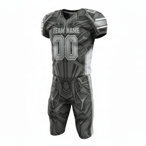 Uniforme de Fútbol Americano Sublimado Personalizado, Conjunto Completo que Incluye Camiseta y Pantalones, Ropa Deportiva Transpirable Personalizada para Equipo, Pantalones Cortos - Product Image 6