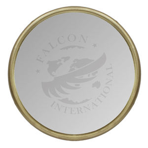 Trending Aluminium <b>Frame</b> Round Wall <b>Mirror</b> <b>Gold</b> Plated Luxury Modern Decor 6mm Thick Durable Home Decor - Product Image 5