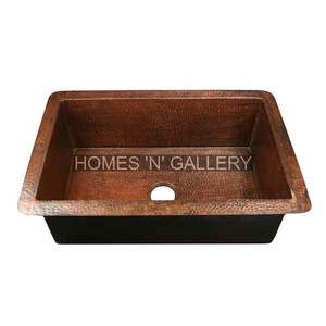 Customized Rectangle Shape Handmade Designer Basin Copper <b>Kitchen</b> <b>Sink</b> Classic Stylish <b>Kitchen</b> <b>Sink</b> Best Design Copper <b>Sink</b> - Product Image 1