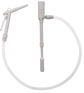 ปั๊มถ่ายโอนพลาสติก ท่อไอดีแบบยืดหดได้ อัตราการไหล 3.8 GPM กำลังไฟ 12-15W หัวฉีดแบบแมนนวล USB - Product Image 4