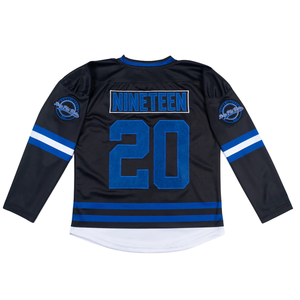 Camiseta de Hockey Vintage Zeta Personalizada en Color, para Mujer, Hermandad Griega, Manga Larga, Atlética, Bordada, 100% Poliéster, Zeta Phi Beta - Product Image 2