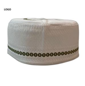 Sombreros de oración musulmanes de nuevo diseño de Color sólido personalizado, gorras de cubo, sombreros de ropa musulmana islámica Masjid, gorras transpirables con entrepierna - Product Image 3