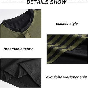 Camiseta con logotipo personalizado para hombre, Camiseta lisa de algodón peinado, camisa básica con solapas para hombre, manga corta, hecha por Dress Sports - Product Image 6