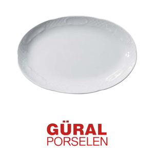 ถาดรูปไข่ Gural Flora ขนาด 23 x 15 ซม. อุปกรณ์ร้านอาหาร ภาชนะจัดเลี้ยง ขายส่ง - Product Image 4