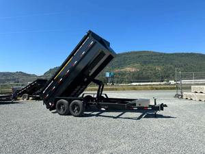 High Quality 4-<b>Wheel</b> Dump <b>Trailer</b> 7x14 High Side Dump <b>Trailer</b> 15,400lb Agriculture Farm <b>Trailer</b> - Product Image 6