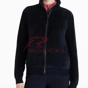 Jersey de equitación personalizado para mujer, tela transpirable OEM ligera de primera calidad, movimiento flexible, corte elegante, práctica ecuestre - Product Image 1