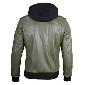 Chaqueta de Cuero de Diseño Personalizado para Hombre, Estilo Moderno, Chaqueta de Cuero Profesional de Alta Calidad para Hombre al por Mayor - Product Image 2