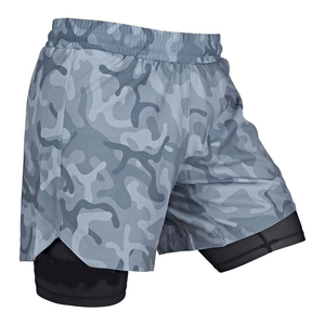 Short de boxe avec logo personnalisé respirant imprimé par sublimation noir livraison rapide stretch OEM 100% polyester léger et durable - Product Image 4