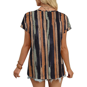 Lightweight Women T Shirt airflow mesh pattern soft drape flexible <b>motion</b> <b>light</b> structure breathable design casual active - Product Image 5