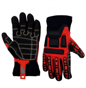 Guantes de Mecánico de Cuero Sintético de Primera Calidad, Antideslizantes, Ignífugos, Transpirables, de Seguridad Industrial, Anti-Accidentes - Product Image 3