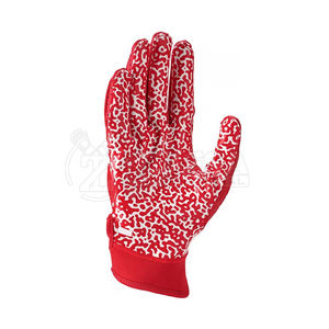 Guantes de fútbol americano de nuevo diseño para adultos Estilo impreso con palma adhesiva y cubierta de muñeca - Product Image 4