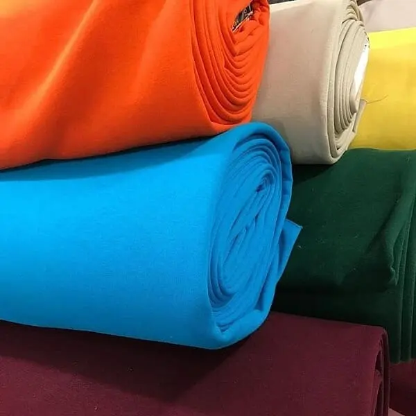 Tissu polaire trois plis en gros usine tricoté 65% coton 35% Polyester éponge française coton trois fils ogma tissé