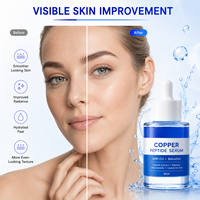 Alternative au rétinol à base de plantes pour le visage, effet resurfaçant, éclat repulpant, peptide de cuivre, marque privée GHK-Cu Bakuchiol