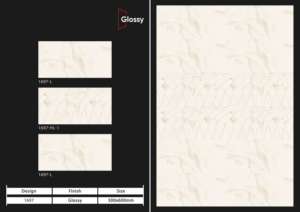 Carreaux muraux en céramique style classique 300x600mm, brillants ou mats, surface sculptée effet sucre, pour salle de bain, cuisine, design mural intérieur luxueux. - Product Image 4