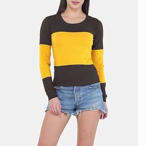 T-shirts pour femmes à manches longues et coupe ample, design 2026, avec strass, imprimés, pour le sport, manches bouffantes - Product Image 5