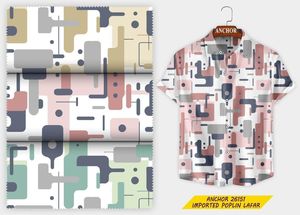 Chemise à Col Mandarin en Coton 100% pour Homme, Motif Floral, Anti-Rides, Respirante, Écologique, Protection UV, Chemises de Vacances Décontractées - Product Image 2