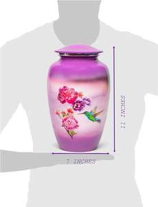 Embalaje personalizado posible 100% material de aluminio hecho urnas funerarias/cremación para adultos a bajo precio - Product Image 3