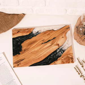 Planche à découper en bois et résine de qualité supérieure et pendaison de crémaillère ou cadeaux prix de gros de haute qualité - Product Image 6