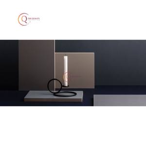 Antique Brass Iron Wire Made Candle Holder Decorative for Wedding Dinning Party Unique Candle Jar Black Color Powder Coated - Product Image 1