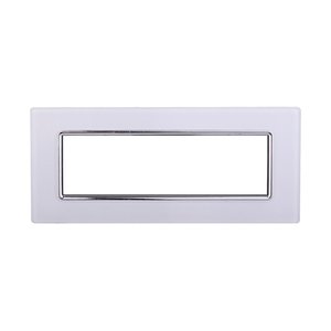 Etroit Starlight serie 7P lastra di vetro, colore bianco, compatibile con Vimar Plana-materiali elettrici/compatibile con Vimar - Product Image 1
