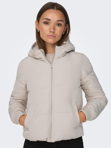 Custom Logo Stone Top Women's Wholesale Unique Design Short <b>Quilted</b> Winter Jacket with Detachable Hat - Product Image 6