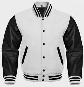 Vestes Letterman de baseball personnalisables OEM pour hommes avec broderie en chenille Veste universitaire personnalisée - Product Image 5