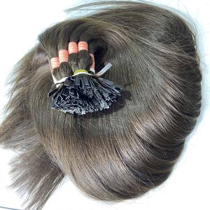 Extensiones de cabello humano de doble punta, Color personalizado, cutícula virgen, queratina, vietnamita, sin procesar - Product Image 1