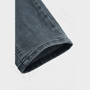 กางเกงยีนส์ทรงสลิมฟิตสำหรับผู้ชาย ใส่ได้ทั้งฤดูใบไม้ผลิและฤดูใบไม้ร่วง ทันสมัย ระบายอากาศได้ดี สไตล์ลำลอง แฟชั่นเข้าได้กับทุกชุด กางเกงขายาว ขายส่ง รับสั่งทำ - Product Image 6