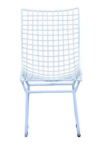 Chaises d'hôtel en fer et acier de style industriel vintage antique pour salle à manger de jardin intérieur/extérieur Patio en aluminium Salon Appartement - Product Image 2