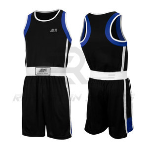 Nueva Llegada Unisex de Alta Calidad Pro Boxing Uniforme Adulto Ropa Deportiva-Nueva Llegada Boxing Shorts Chalecos con Uniforme de Alta Calidad - Product Image 1